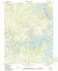 Download a high-resolution, GPS-compatible USGS topo map for Moneta SW, VA (1986 edition)
