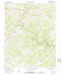 Download a high-resolution, GPS-compatible USGS topo map for Moneta, VA (1989 edition)