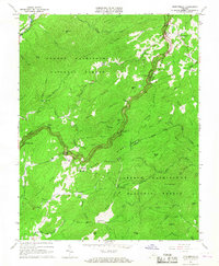 Download a high-resolution, GPS-compatible USGS topo map for Montebello, VA (1967 edition)