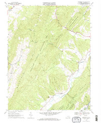 Download a high-resolution, GPS-compatible USGS topo map for Monterey SE, VA (1971 edition)