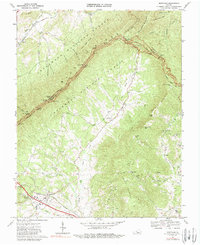 Download a high-resolution, GPS-compatible USGS topo map for Montvale, VA (1989 edition)