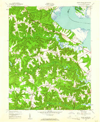 Download a high-resolution, GPS-compatible USGS topo map for Mount Landing, VA (1961 edition)