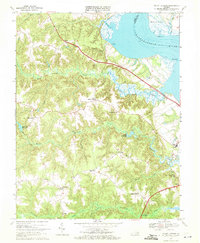Download a high-resolution, GPS-compatible USGS topo map for Mount Landing, VA (1971 edition)