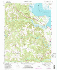 Download a high-resolution, GPS-compatible USGS topo map for Mount Landing, VA (1985 edition)