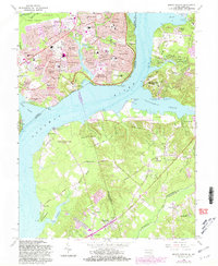 Download a high-resolution, GPS-compatible USGS topo map for Mount Vernon, VA (1981 edition)