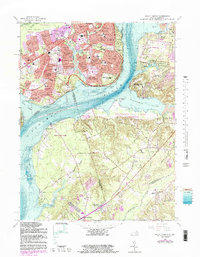 Download a high-resolution, GPS-compatible USGS topo map for Mount Vernon, VA (1983 edition)