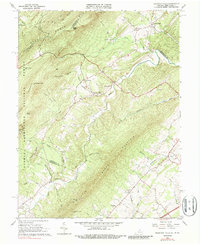 Download a high-resolution, GPS-compatible USGS topo map for Mountain Falls, VA (1987 edition)