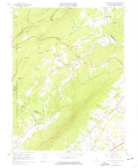 Download a high-resolution, GPS-compatible USGS topo map for Mountain Falls, VA (1976 edition)