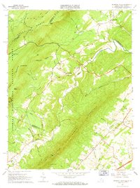 Download a high-resolution, GPS-compatible USGS topo map for Mountain Falls, VA (1968 edition)