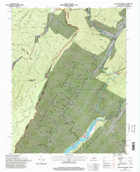Download a high-resolution, GPS-compatible USGS topo map for Mountain Grove, VA (1998 edition)