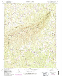 Download a high-resolution, GPS-compatible USGS topo map for Mountain Valley, VA (1984 edition)