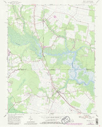 Download a high-resolution, GPS-compatible USGS topo map for Moyock, VA (1986 edition)