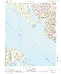 Download a high-resolution, GPS-compatible USGS topo map for Mulberry Island, VA (1986 edition)