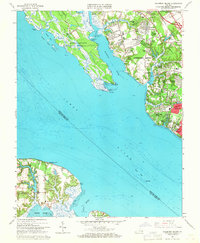 Download a high-resolution, GPS-compatible USGS topo map for Mulberry Island, VA (1967 edition)