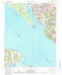 Download a high-resolution, GPS-compatible USGS topo map for Mulberry Island, VA (1984 edition)