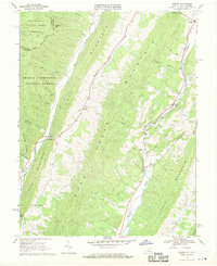 Download a high-resolution, GPS-compatible USGS topo map for Mustoe, VA (1970 edition)