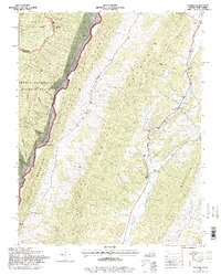 Download a high-resolution, GPS-compatible USGS topo map for Mustoe, VA (1998 edition)