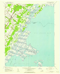 Download a high-resolution, GPS-compatible USGS topo map for Nassawadox, VA (1962 edition)