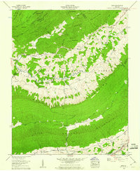 Download a high-resolution, GPS-compatible USGS topo map for Nebo, VA (1960 edition)