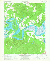 Download a high-resolution, GPS-compatible USGS topo map for New Kent, VA (1967 edition)
