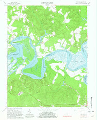 Download a high-resolution, GPS-compatible USGS topo map for New Kent, VA (1981 edition)