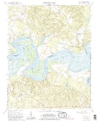 Download a high-resolution, GPS-compatible USGS topo map for New Kent, VA (1985 edition)