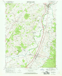 Download a high-resolution, GPS-compatible USGS topo map for New Market, VA (1969 edition)