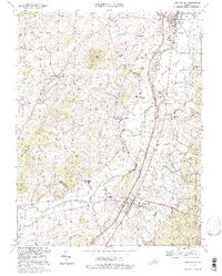 Download a high-resolution, GPS-compatible USGS topo map for New Market, VA (1997 edition)