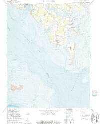 Download a high-resolution, GPS-compatible USGS topo map for New Point Comfort, VA (1987 edition)
