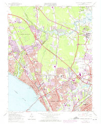 Download a high-resolution, GPS-compatible USGS topo map for Newport News North, VA (1974 edition)