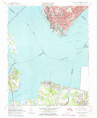 Download a high-resolution, GPS-compatible USGS topo map for Newport News South, VA (1974 edition)