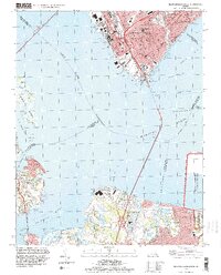 preview thumbnail of historical topo map of Isle of Wight County, VA in 1994