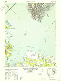 Download a high-resolution, GPS-compatible USGS topo map for Newport News, VA (1952 edition)