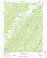 Download a high-resolution, GPS-compatible USGS topo map for Nimrod Hall, VA (1984 edition)