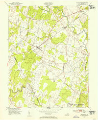 Download a high-resolution, GPS-compatible USGS topo map for Nokesville, VA (1954 edition)
