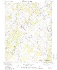 Download a high-resolution, GPS-compatible USGS topo map for Nokesville, VA (1988 edition)