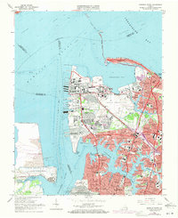 Download a high-resolution, GPS-compatible USGS topo map for Norfolk North, VA (1971 edition)