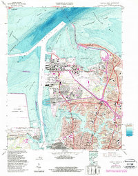 Download a high-resolution, GPS-compatible USGS topo map for Norfolk North, VA (1987 edition)