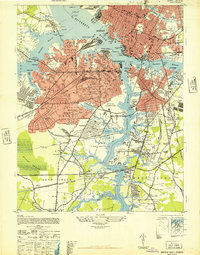 1948 Map of Norfolk South