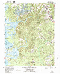 Download a high-resolution, GPS-compatible USGS topo map for Norge, VA (1984 edition)