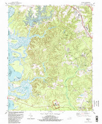 Download a high-resolution, GPS-compatible USGS topo map for Norge, VA (1989 edition)