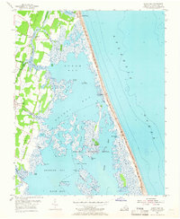 Download a high-resolution, GPS-compatible USGS topo map for North Bay, VA (1965 edition)