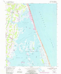 Download a high-resolution, GPS-compatible USGS topo map for North Bay, VA (1990 edition)