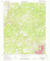 Download a high-resolution, GPS-compatible USGS topo map for Northwest Eden, VA (1978 edition)