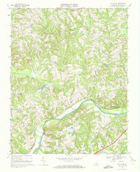 Download a high-resolution, GPS-compatible USGS topo map for Oak Level, VA (1972 edition)