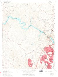 Download a high-resolution, GPS-compatible USGS topo map for Occoquan, VA (1968 edition)