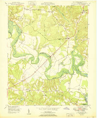 Download a high-resolution, GPS-compatible USGS topo map for Old Church, VA (1950 edition)