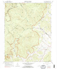 Download a high-resolution, GPS-compatible USGS topo map for Old Rag Mountain, VA (1991 edition)