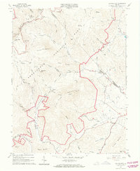 Download a high-resolution, GPS-compatible USGS topo map for Old Rag Mtn, VA (1966 edition)
