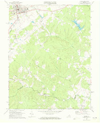 Download a high-resolution, GPS-compatible USGS topo map for Orange, VA (1972 edition)